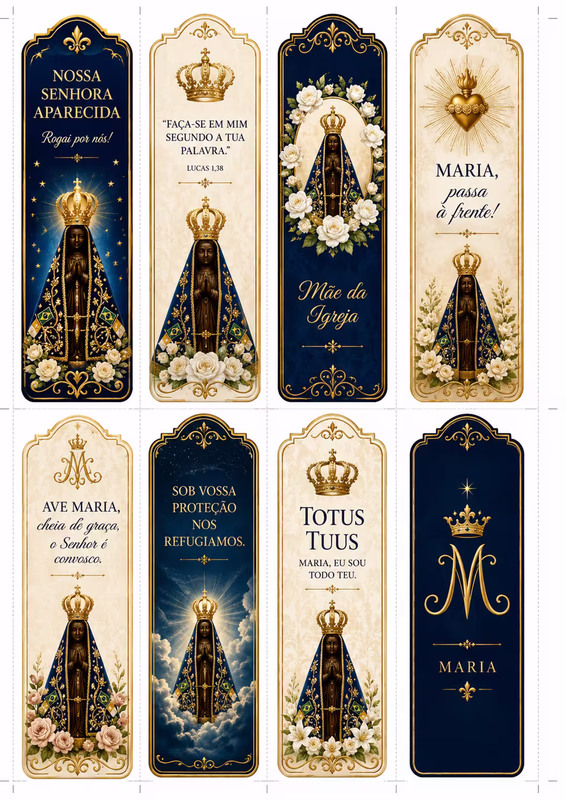 Detalhes dos marcadores católicos — modelo 2