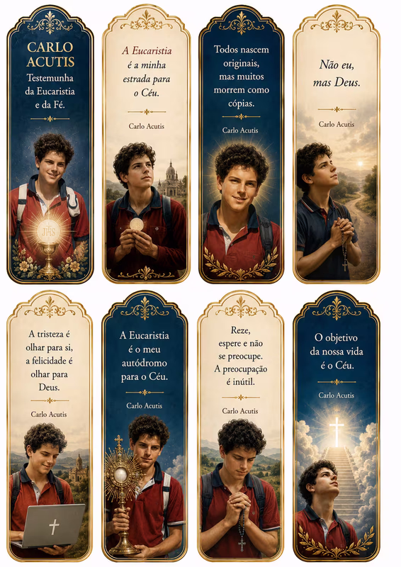 Detalhes dos marcadores católicos — modelo 3